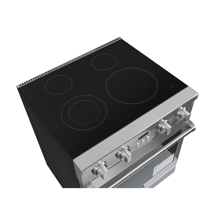 30 in. Professional Electric Range with 14900W of Power, 240V in Stainless-Steel (KM-EPR-30AP-SS)