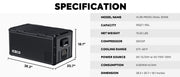 VL90ProD Dual Zone RV 12 volt Fridge Plug in Cooler | ICECO | 90 LT Inca Overland Outfitters