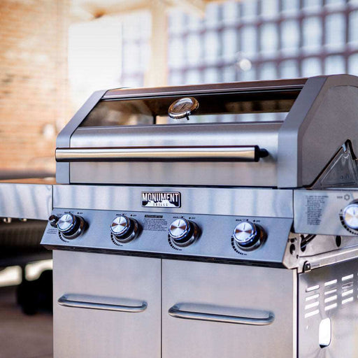 41847NG | Stainless Natural/Propane Gas Grill Monument Grills