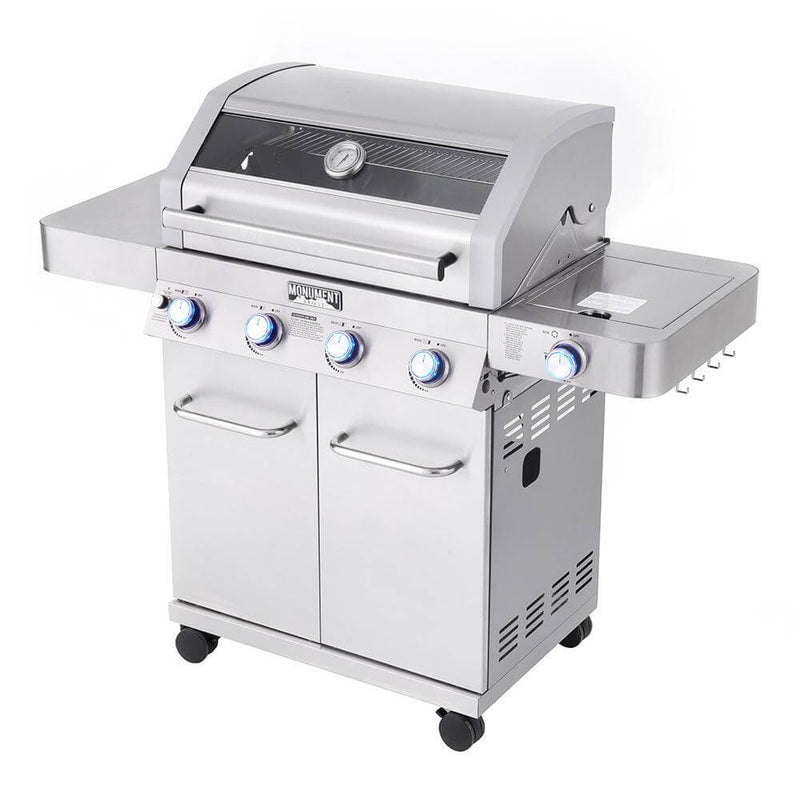 41847NG | Stainless Natural/Propane Gas Grill Monument Grills
