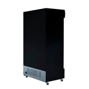 44" Black Sliding Commercial Glass Door Merchandiser Refrigerator - 35 cu ft - CulinaryProfis