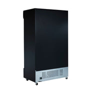 44" Black Sliding Commercial Glass Door Merchandiser Refrigerator - 35 cu ft - CulinaryProfis