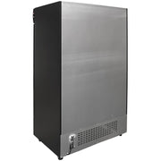 44" Black Swing Commercial Glass Door Merchandiser Refrigerator - 35 cu ft - CulinaryProfis