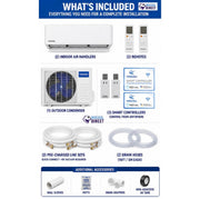 MRCOOL® 27K 5th Gen 2-Zone DIY® Multi-Zone Mini Split (9K + 18K) Air Handlers (16 + 16ft)-Pre-Charged R-454B Line Sets, (230V)-DIYM227HPW03D00 MRCOOL®