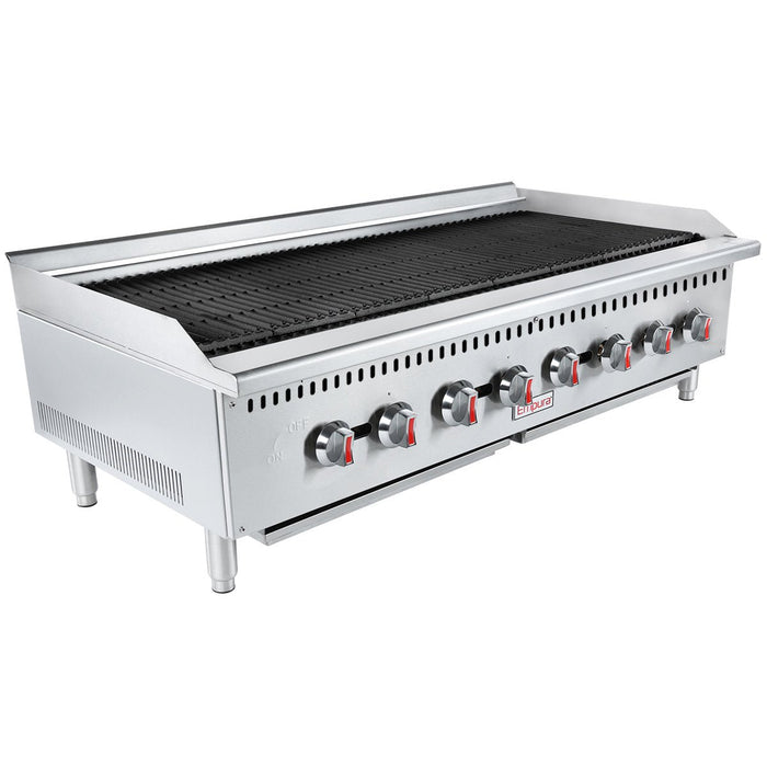 48" Gas Countertop Heavy Duty Radiant Commercial Charbroiler - 160,000 BTU - CulinaryProfis