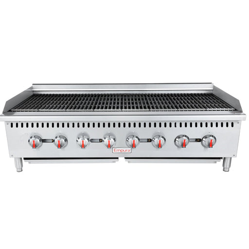 48" Gas Countertop Heavy Duty Radiant Commercial Charbroiler - 160,000 BTU - CulinaryProfis