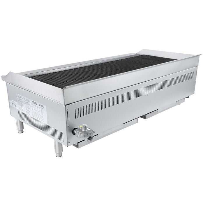 48" Gas Countertop Heavy Duty Radiant Commercial Charbroiler - 160,000 BTU - CulinaryProfis