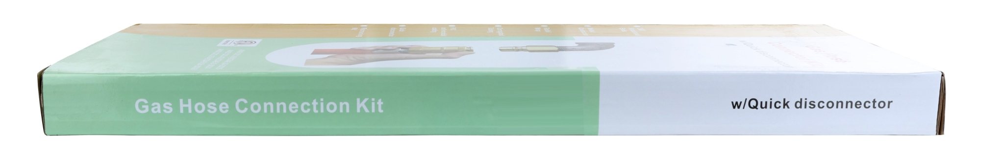 48" Mobile Gas Connector Hose Kit with Quick Disconnector - CulinaryProfis