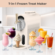 Whynter ICS-167-GW 7-in-1 Soft Serve Ice Cream & Slushy Maker | 1.6 Qt Built-in Compressor, 5 Firmness Levels, Touch Control Whynter
