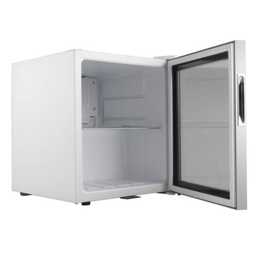 Whynter - 62 Can Capacity Stainless Steel Beverage Refrigerator with Lock | BR-062WS