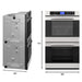 5 cu. ft. Stainless - Steel Premium Convection Double - Unit Wall Oven, KM - WO30D - SS. - CulinaryProfis
