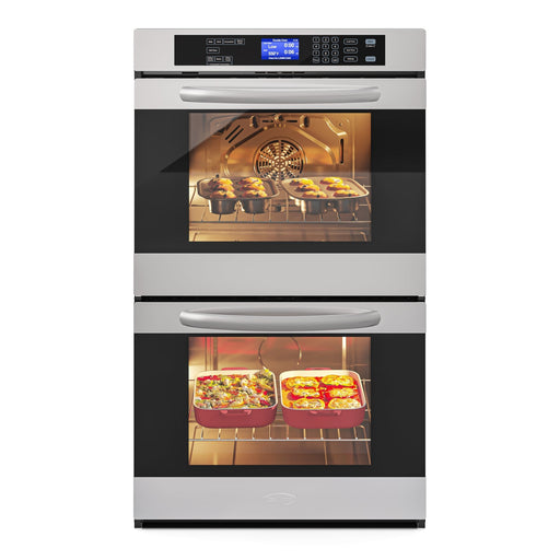 5 cu. ft. Stainless - Steel Premium Convection Double - Unit Wall Oven, KM - WO30D - SS. - CulinaryProfis