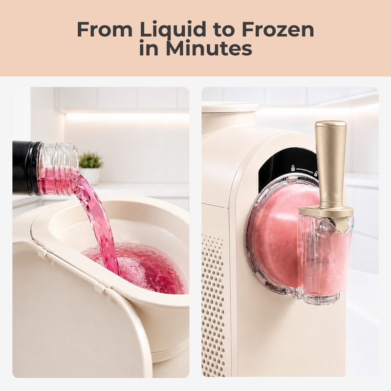 Whynter ICS-167-GW 7-in-1 Soft Serve Ice Cream & Slushy Maker | 1.6 Qt Built-in Compressor, 5 Firmness Levels, Touch Control Whynter