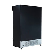 52" Black Sliding Commercial Glass Door Merchandiser Refrigerator - 42 cu ft - CulinaryProfis