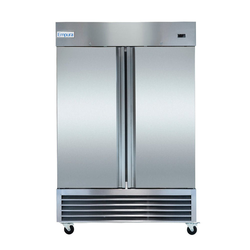 54" Commercial 2 Door Reach - In Freezer - CulinaryProfis