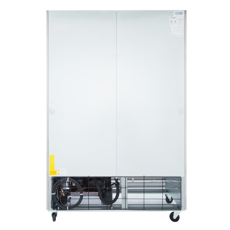 54" Commercial 2 Glass Door Reach - In Freezer - CulinaryProfis