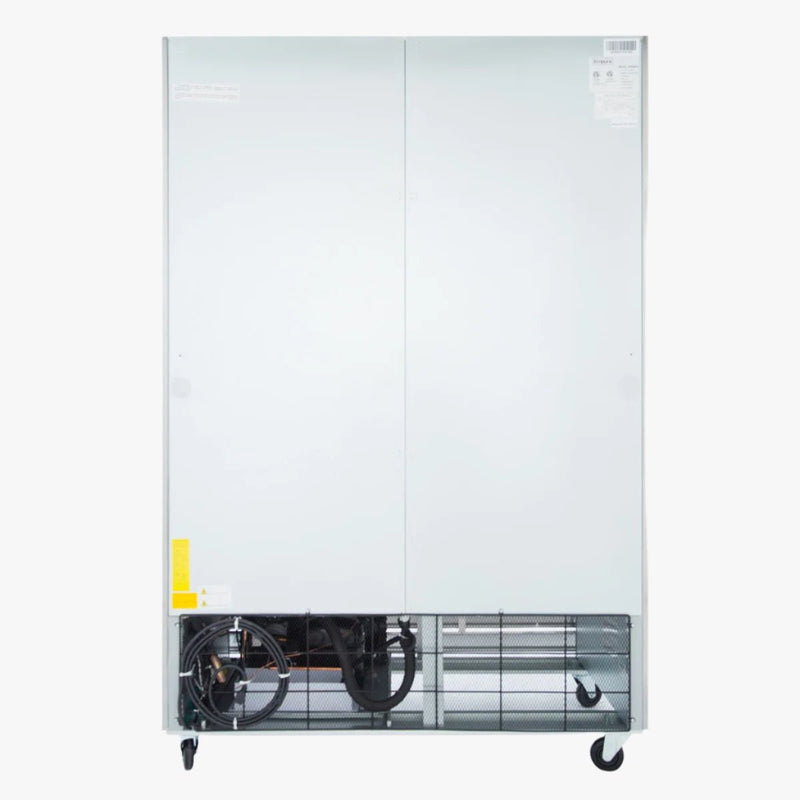 54" Two Section Glass Door Reach - In Refrigerator - CulinaryProfis
