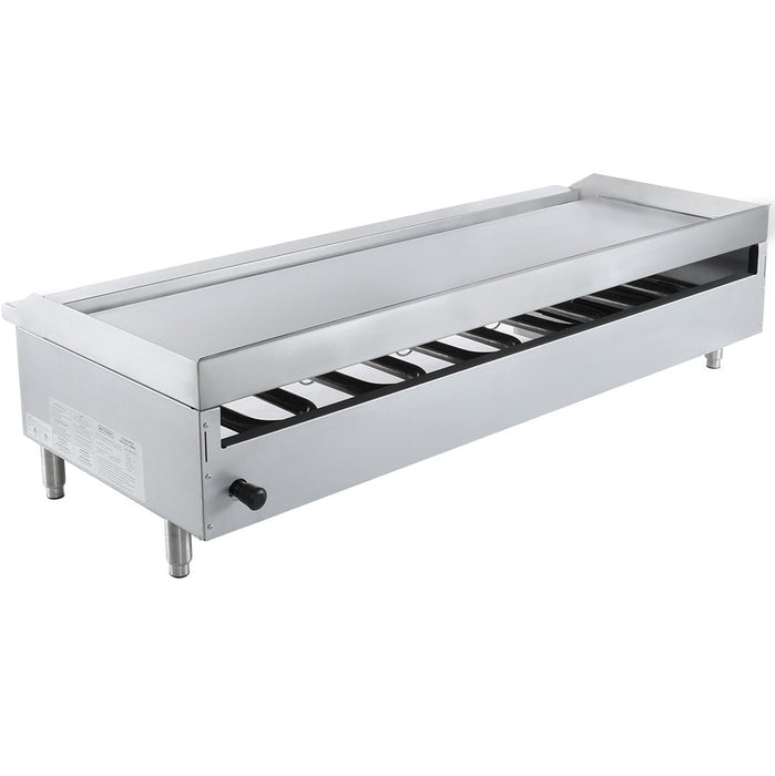 59" Standard Duty Commercial Countertop Gas Griddle with Manual Controls - 150,000 BTU - CulinaryProfis