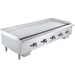 59" Standard Duty Commercial Countertop Gas Griddle with Thermostatic Controls - 150,000 BTU - CulinaryProfis