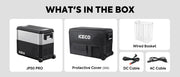 JP50 Pro Dual Zone Wheeled Car Fridge With Cover | ICECO | 50 LT Inca Overland Outfitters