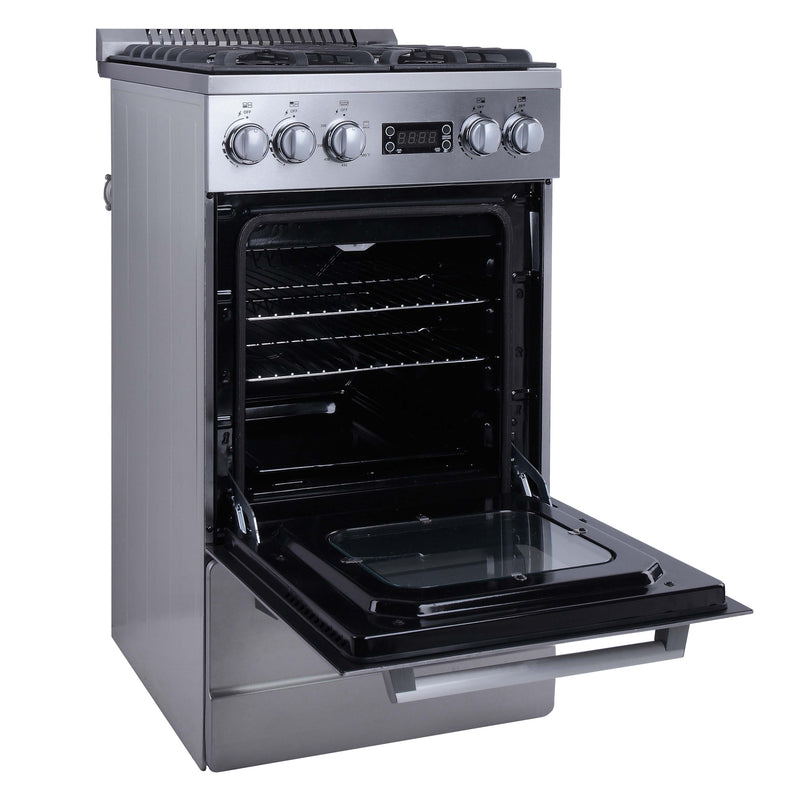 Avanti DGR20P3S cooktop detail