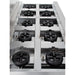 60" 10 Burner Commercial Natural Gas Range with Oven Base - 362,000 BTU - CulinaryProfis