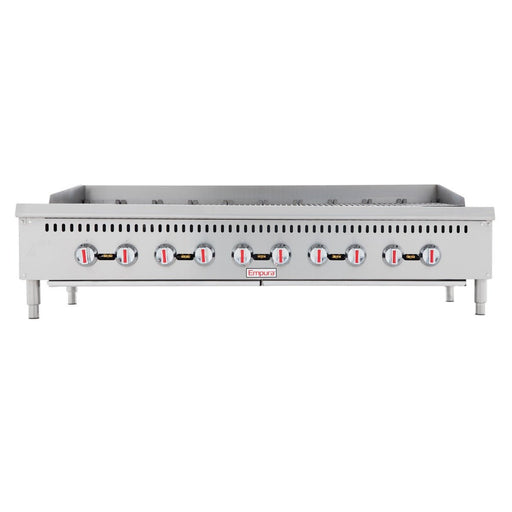 60" Gas Countertop Heavy Duty Radiant Commercial Charbroiler - 120,000 BTU - CulinaryProfis
