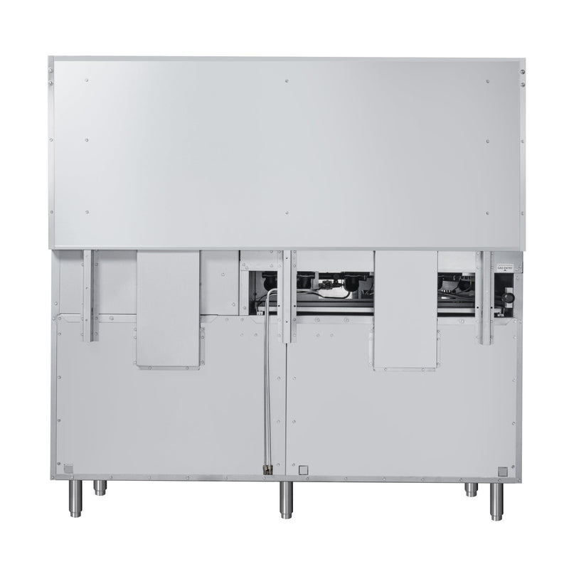60 in. 6 Burner Commercial Natural Gas Range with 24 in. Griddle and Broiler (KM - CRGB60 - NG) - CulinaryProfis