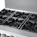 60 in. Commercial LP Range with 24 in. Griddle and Broiler in Stainless - Steel (KM - CRGB60 - LP) - CulinaryProfis