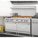 60 in. Dual Oven Commercial Range with 48 in. Griddle and 2 Burners in Stainless - Steel (KM - CRG482 - NG) - CulinaryProfis