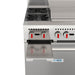 60 in. Dual Oven Commercial Range with 48 in. Griddle and 2 Burners in Stainless - Steel (KM - CRG482 - NG) - CulinaryProfis
