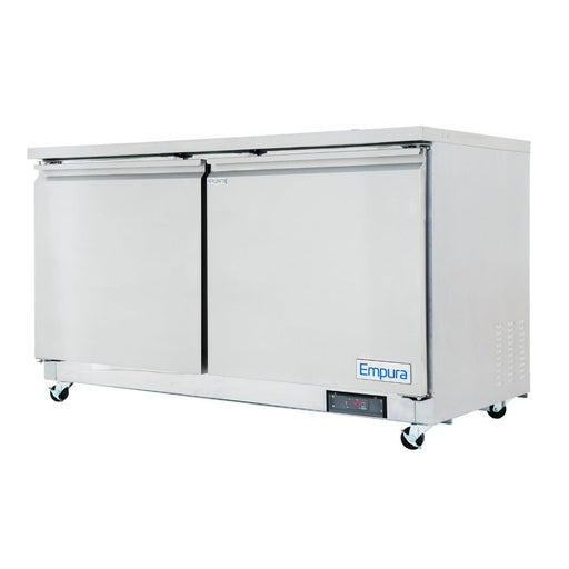 61" Two Door Commercial Undercounter Reach - In Refrigerator - CulinaryProfis