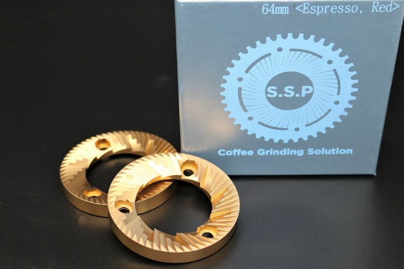 Turin DF64 SSP HU (High Uniformity) Burr Set Upgrade Espresso Outlet LLC