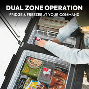 VL90ProD Dual Zone RV 12 volt Fridge Plug in Cooler | ICECO | 90 LT Inca Overland Outfitters