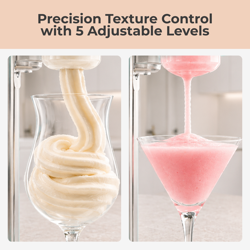 Whynter ICS-167-GW 7-in-1 Soft Serve Ice Cream & Slushy Maker | 1.6 Qt Built-in Compressor, 5 Firmness Levels, Touch Control Whynter