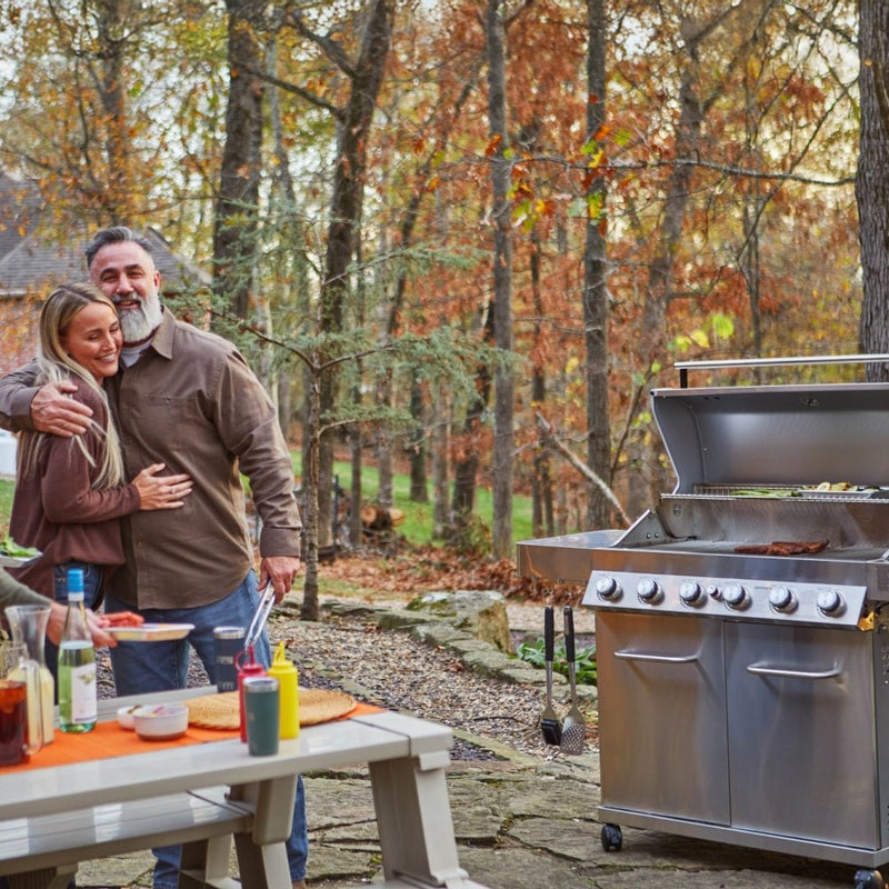 77352 | Full Stainless Propane Gas Grill Monument Grills