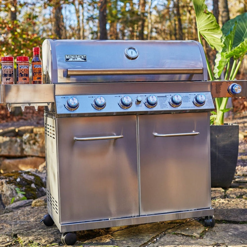 77352 | Full Stainless Propane Gas Grill Monument Grills