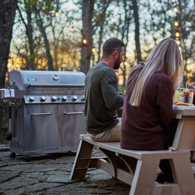 77352 | Full Stainless Propane Gas Grill Monument Grills