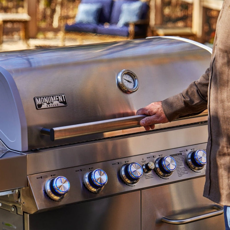 77352 | Full Stainless Propane Gas Grill Monument Grills
