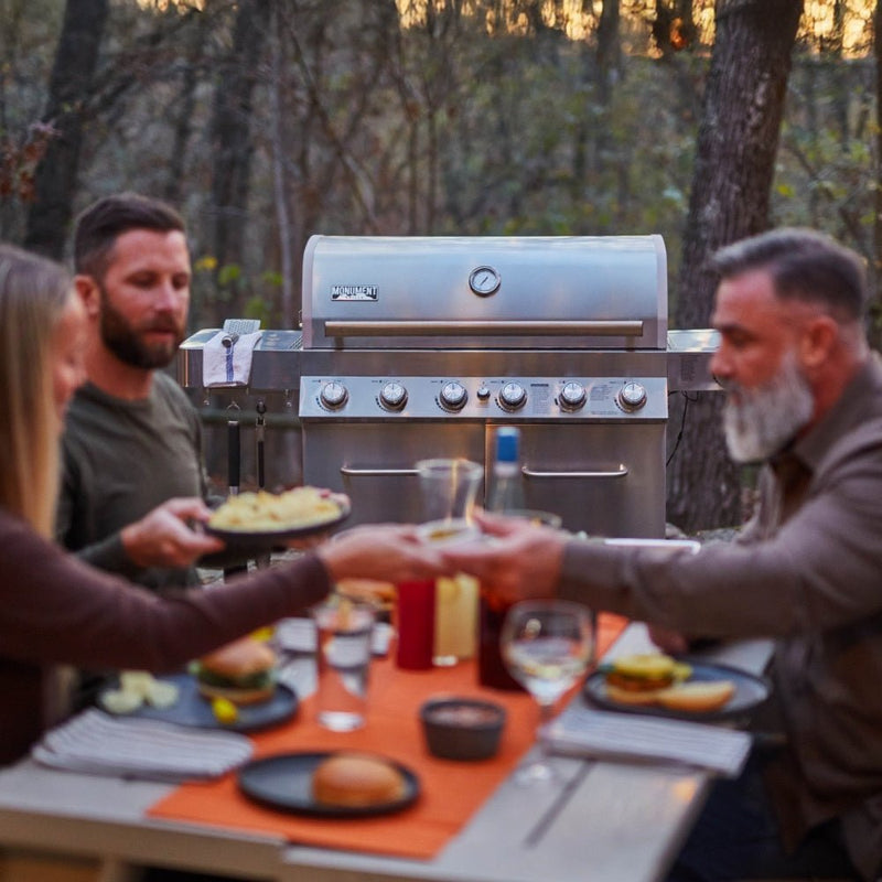 77352 | Full Stainless Propane Gas Grill Monument Grills