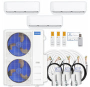 MRCOOL® DIY® 5th Gen Multi-Zone 4-Zone 27,000 BTU 23 SEER2 (6k + 6k + 12k) Air Handlers & three 16ft QuickConnect® Line Sets- R-454B- Ductless Mini-Split Air Conditioner and Heat Pump- DIYM336HPW00D00 MRCOOL®