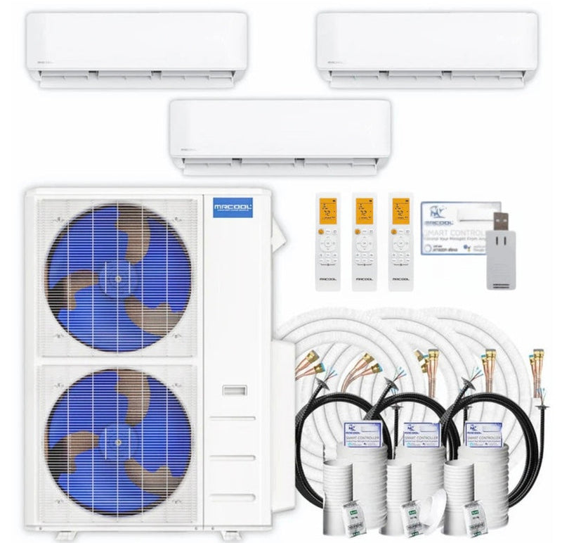 MRCOOL® DIY® 5th Gen Multi-Zone 6-Zone 55,000 BTU 22 SEER2 (6K + 9K + 24K) 3 x 25ft line sets Ductless Mini-Split Air Conditioner & Heat Pump — DIYM355HPW01D37 MRCOOL®