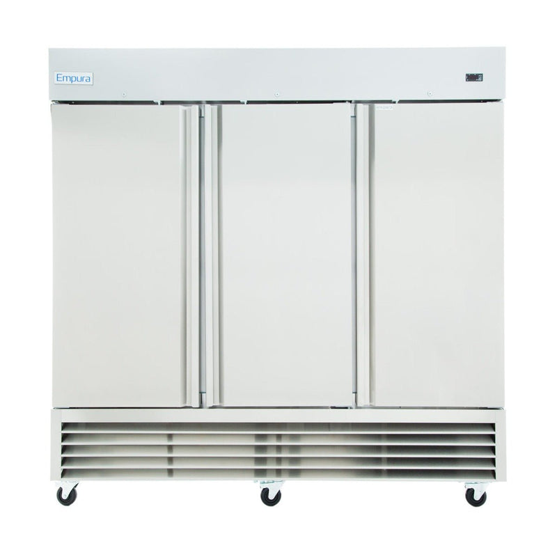 81" Commercial 3 Door Reach - In Freezer - CulinaryProfis