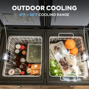 VL65 Dual Zone Metal Fridge Freezer with Cover | ICECO | 65LT Inca Overland Outfitters