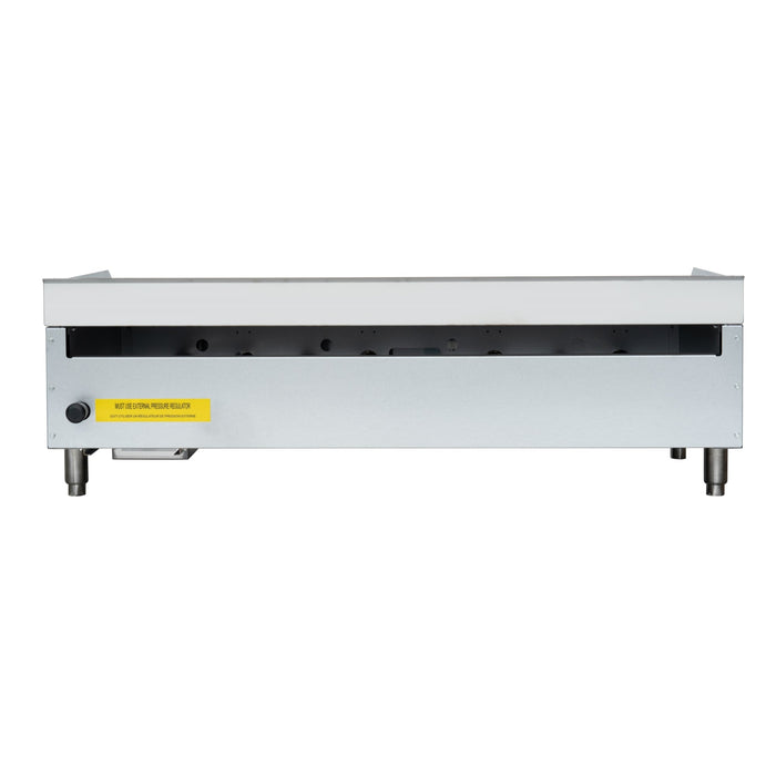48 in. Natural Gas 4-Burner Griddle with 120,000 BTUs in Stainless-Steel (KM-GG4-48M)