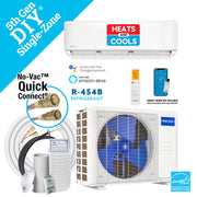 MRCOOL® DIY® 5th Gen E Star 18,000 BTU Single Zone Mini Split Complete System with 25ft. Line Set 230V — DIY-18-HP-WM-230D25-O MRCOOL®