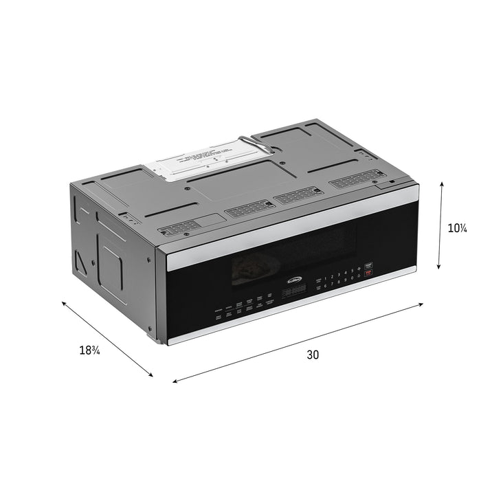 KoolMore Over-the-Range Low Profile Microwave – 1.2 cu. ft. KM-MLPOT-1SS
