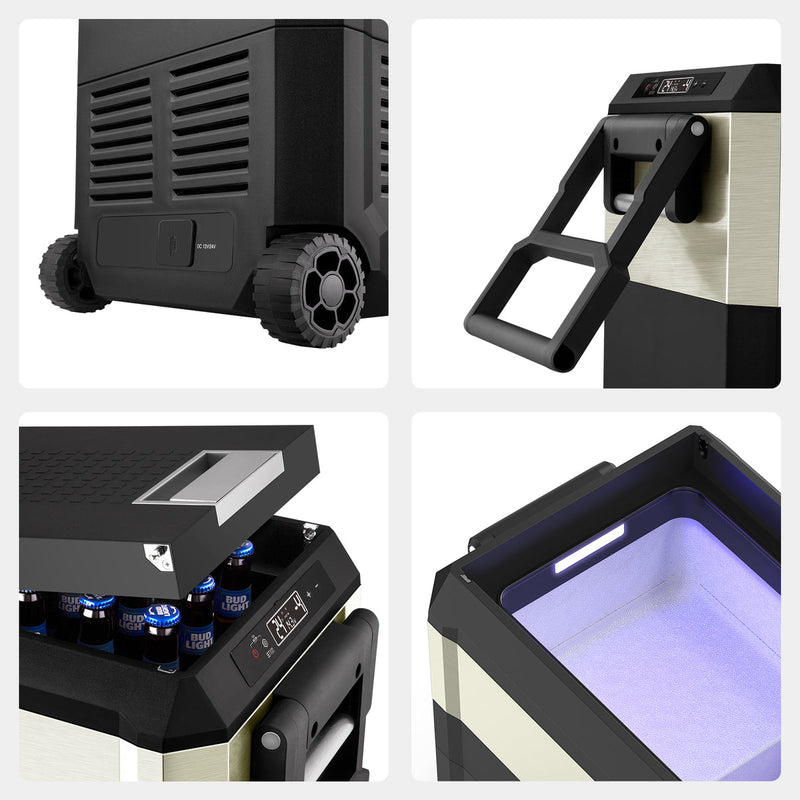 JP40 Pro Dual Zone Wheeled Portable Freezer | ICECO | 40 LT Inca Overland Outfitters