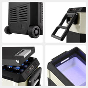 JP50 Pro Dual Zone Wheeled Car Fridge With Cover | ICECO | 50 LT Inca Overland Outfitters
