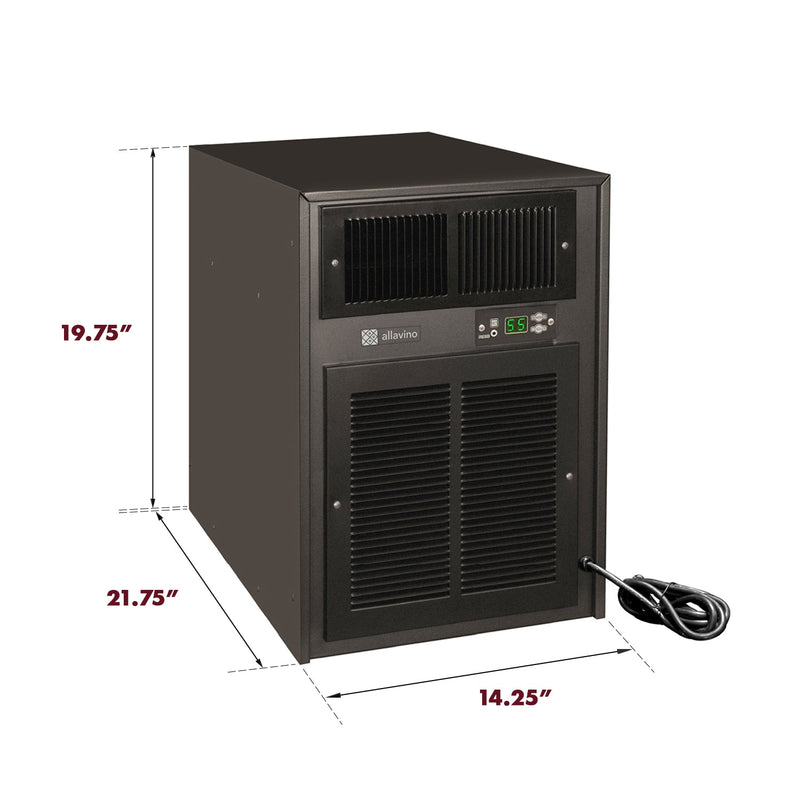 Wine Cellar Cooling Unit (650 Cu.Ft. Capacity) - Bronze Allavino